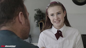 Athena Heart's Valentine's Day surprise: Teen's tough hand-job and jizz on her cunny