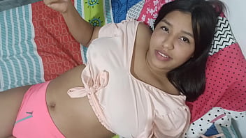 American teenager gets a mitt job from her step-sister in a super-steamy European video