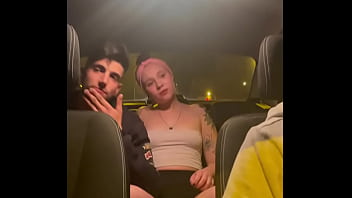 Fledgling couple gets individual in a taxi after a night out