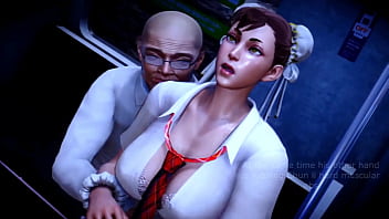 Chun Li's sensuous cowgirl ride in a red-hot Manga pornography 3 dimensional video