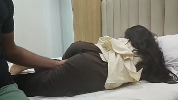 Village ultra-cutie gets romped by her college boyfriend in dog style