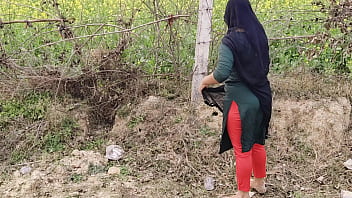 Desi lecturer and school female indulge in outdoor fuckbox gobbling and fuckin'