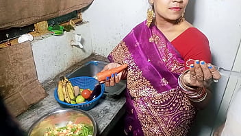 Desi female gets poked rock-hard in the kitchen