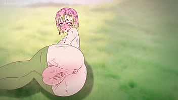 Mitsuri, the tempting anime temper with a big pussy, overcomes a pornography devil in this Hentai toon