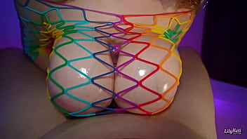 LilyKoti's viral Anime porn fantasy with groaning and butt play