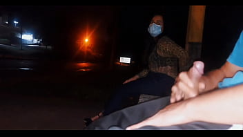 Public exposure: I unsheathe myself to a nymph waiting for the bus