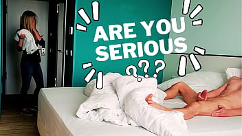 Caught in the act: Hotel maid's surprise meeting with my public masturbation