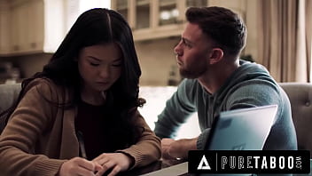 Lulu Chu's roomie caught in the activity of seducing her with a slimthick vic