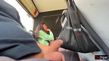 A chance encounter led to a hand job and blowjob on a crowded bus