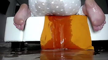 Blonde honey caked in jizm after mighty hook-up session