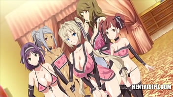 Gang-bang extravaganza with Asian hotties and hentai fun