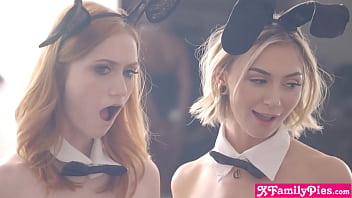 Petite teenage Madison Summers reveals her fantasy to have fucky-fucky with best friends Chloe Temple and Scarlet Skies