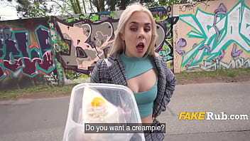 Fledgling female gets inner climax from random man