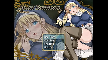 Saint Emiliana's escapade begins in a jaw-dropping anime pornography game