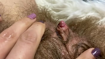 Large rock hard weenie pokes beaver for mighty orgasm