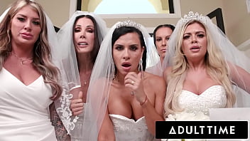 Bi-racial wedding planner dominates huge-chested Mom in hard-core session